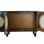 Sideboard DKD Home Decor   Black Natural Rattan Mango wood 150 x 40 x 65 cm