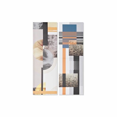 Canvas DKD Home Decor Pinewood Canvas 90 x 2 x 30 cm