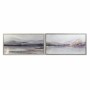 Canvas DKD Home Decor Crystal polystyrene Canvas 124 x 4,5 x 64 cm