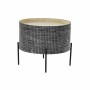 Petite Table d'Appoint DKD Home Decor Noir Argenté 45 x 45 x 39 cm