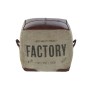 Footrest DKD Home Decor 46 x 40 x 40 cm Beige Brown Vintage