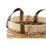 Basket set DKD Home Decor Brown Natural Bamboo Rushes Tropical 40 x 40 x 24 cm 4 Kg 3 Pieces