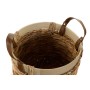 Basket set DKD Home Decor Brown Natural Bamboo Rushes Tropical 40 x 40 x 24 cm 4 Kg 3 Pieces