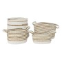 Set de basket DKD Home Decor Herbier marin Boho 36 x 36 x 34 cm