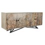 Buffet DKD Home Decor Gris Naturel Métal Bois de manguier 177 x 45 x 74 cm