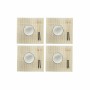 Set de sushi DKD Home Decor Bambou Grès Blanc Oriental 14,5 x 14,5 x 31 cm (16 Pièces)