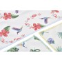 Tissu de cuisine DKD Home Decor Gris Tropical 3 Pièces