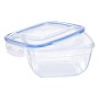 Lunch box Leknes Transparent polypropylene 1,5 L