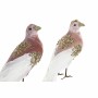 Christmas bauble DKD Home Decor Polyester Bird (20 x 9 x 46 cm) (2 Units)