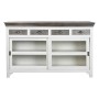 Sideboard DKD Home Decor White Grey Dark brown Crystal Mango wood 165 x 45,7 x 105,4 cm