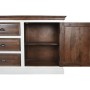 Sideboard DKD Home Decor White Dark brown Mango wood 180 x 46 x 83 cm