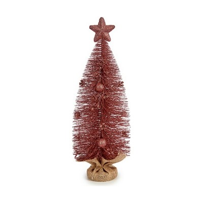 Arbre de Noël avec Étoile Krist+ Rose 13 x 41 x 13 cm