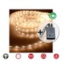 Hose LED EDM 71492 Flexiled Transparent Soft green Warm light 12 m 8 Functions