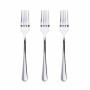 Set of Dessert Forks San Ignacio Natur SG7781 Stainless steel Silver Shine (3 Units)