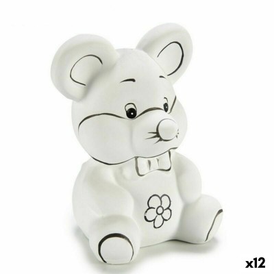 Money box Pincello Ceramic 10 x 13 x 8,5 cm 8 x 12,5 x 9,5 cm 10 x 12,7 x 8 cm (12 Units)