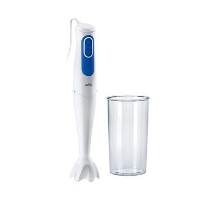 Hand-held Blender Braun MQ 3000 Smoothie White White/Blue 700 W