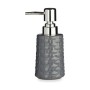 Soap Dispenser Berilo Grey Silver Ceramic 350 ml (6 Units)
