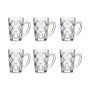 Tasse Vivalto Transparent Diamant 110 ml (6 Unités)