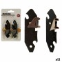 Ouvre-boîte Noir Argenté 1 x 15 x 9 cm 9 x 15 x 1,5 cm (12 Unités)