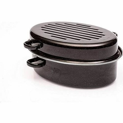 Casserole avec Couvercle Baumalu Noir 11 L