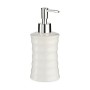 Soap Dispenser Berilo White Metal Ceramic Waves 260 ml (12 Units)
