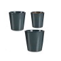 Set de pots Ibergarden Anthracite Argile 16,5 x 16 x 16,5 cm (6 Unités)
