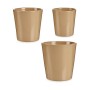 Set of pots Ibergarden Beige Clay 16,5 x 16 x 16,5 cm (6 Units)