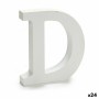 Lettre Pincello D Blanc 2 x 16 x 14,5 cm (24 Unités)