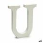 Letter Pincello U White 1,8 x 21 x 17 cm (12 Units)
