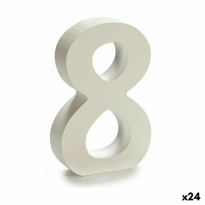 Number Pincello 8 White 2 x 16 x 14,5 cm (24 Units)