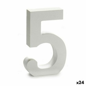 Numéro Pincello 5 Blanc 2 x 16 x 14,5 cm (24 Unités)