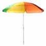 Umbrella Multicolour Ø 220 cm Beach Articulated