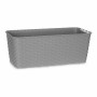 Planter Stefanplast Grey Plastic 13 x 11 x 29 cm (12 Units)