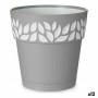 Self-watering flowerpot Stefanplast White Grey Plastic 15 x 15 x 15 cm (12 Units)