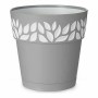 Self-watering flowerpot Stefanplast White Grey Plastic 15 x 15 x 15 cm (12 Units)