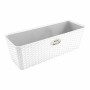 Planter Stefanplast White Plastic 13 x 11 x 28,5 cm 29 x 11 x 12,5 cm (12 Units)