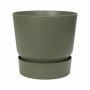 Plant pot Elho Greenville Ø 24,48 cm Green Plastic Circular Ø 25 cm Ø 24,5 x 23,30 cm