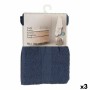 Bath towel Berilo Blue 80 % cotton 20 % Polyester 70 x 0,5 x 130 cm 35 x 1 x 20 cm (3 Units)