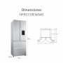 Combined Refrigerator Haier HFR5719EWMG 190 Silver