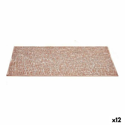 Table Mat Kinvara Pink Plastic 30 % Polyester 45 x 0,01 x 30 cm 30 x 0,001 x 45 cm (12 Units)
