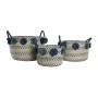 Set de basket DKD Home Decor polypropylène Pompons 46 x 44 x 34 cm
