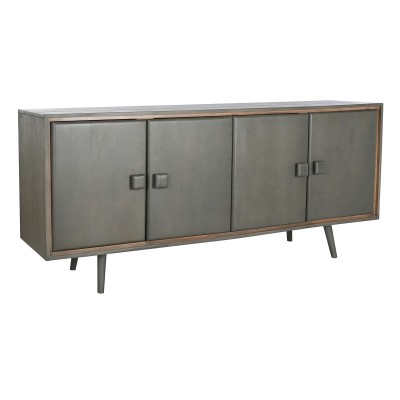 Sideboard DKD Home Decor Dark grey Wood 177 x 38 x 75 cm