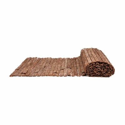Canisse Faura f27101 Marron Sapin fils de fer écorce d'arbre 1 x 3 m
