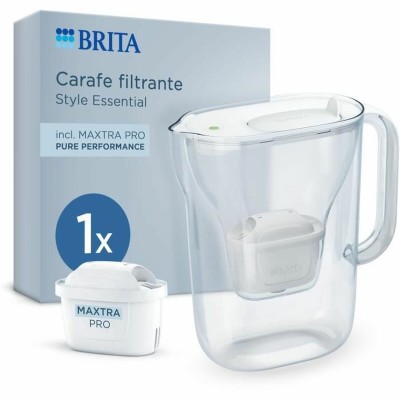 Carafe Filtrante Brita Style Essential Blanc Transparent 2,4 L