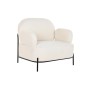 Armchair DKD Home Decor White Black 86 x 74 x 77 cm
