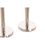 Candle Holder Home ESPRIT Silver Aluminium Modern 7,5 x 7,5 x 25 cm (3 Units)