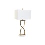 Desk lamp DKD Home Decor 40 x 23 x 79 cm Golden Metal White Marble 40 W 240 V