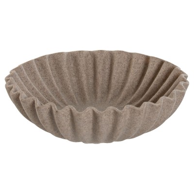 Centre de Table Home ESPRIT Beige Résine 28 x 28 x 8,5 cm