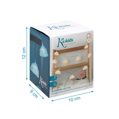 Guirlande de boules LED Nuages 150 cm