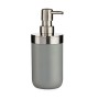 Soap Dispenser Berilo Grey Plastic 350 ml 8 x 17 x 9 cm (6 Units)